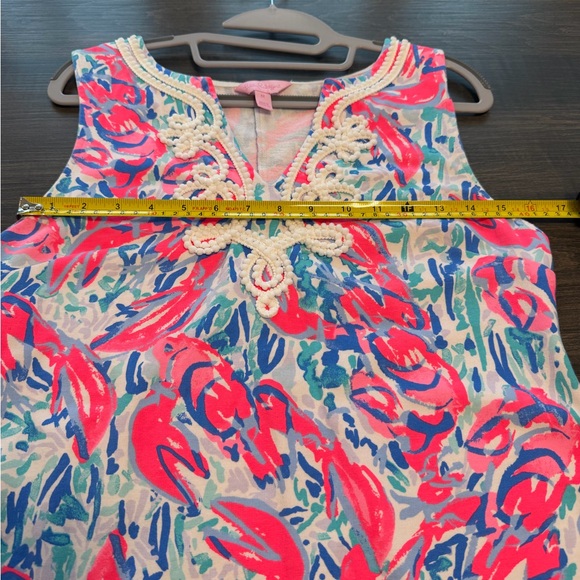 Lilly Pulitzer Pink and Blue Mini Dress - Picture 8 of 8